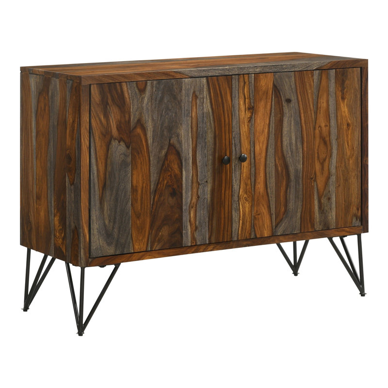 Komomo Sheesham Gray 2 - Door Accent Cabinet