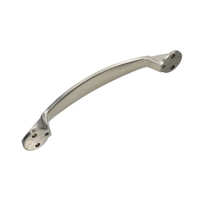 Utopia Alley Bridget Pull Handle - Decorative Cabinet Drop Pull Handles For Cabinets And Drawers - Vintage Cabinet Hardware With Hand Finished Brushed Nickel - Metal Drawer Pull Handle, 5.1" Center To Center (Set Of 10)