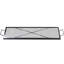 Foyer de cuisson rectangulaire en forme de foyer, acier robuste de 44 pouces, batterie de cuisine de camping portable, grande surface pour plusieurs aliments, barbecue résistant aux températures élevées, grille barbecue en acier, poignée facile à transporter,
