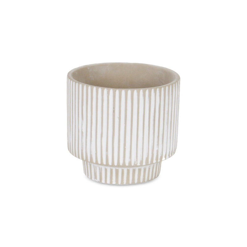 Johnnous Handmade Ceramic Pot Planter, 5" x 5.25" x 5.25"