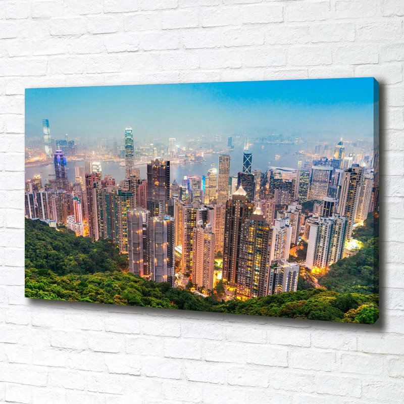 Hong Kong - Wrapped Canvas Print