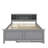 Agnes Platform Bed With Storage Headboard, USB, Trundle And 3 Drawers-1536072637-1536072638