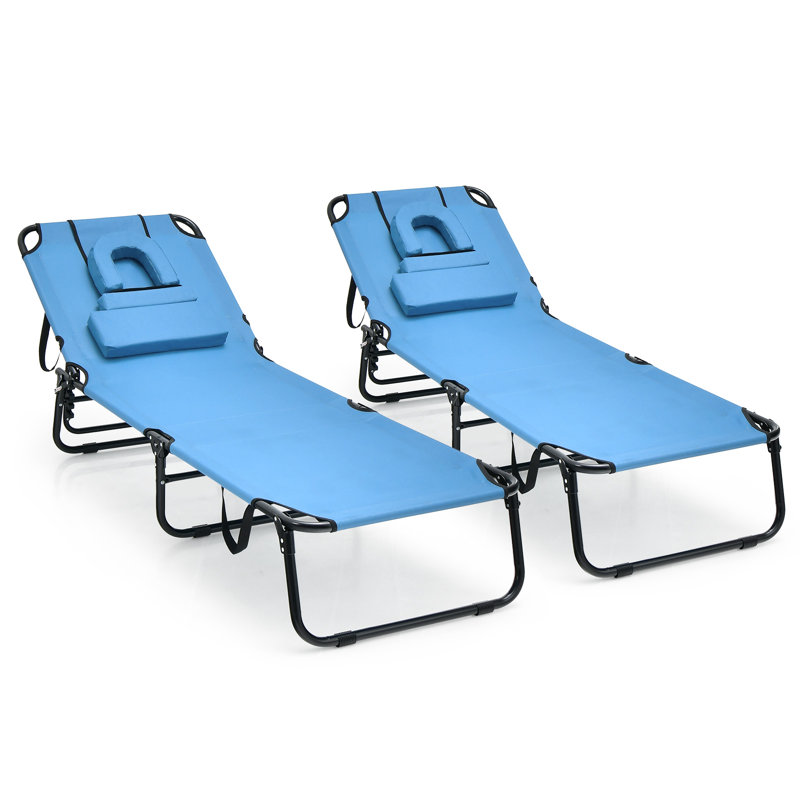 Sifet Outdoor Chaise Lounge Set, Blue