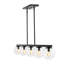 Luminaire suspendu linéaire à DEL, laiton doré / noir-1467290564-1467290565