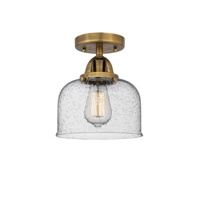 Glass LED Semi Flush Mount