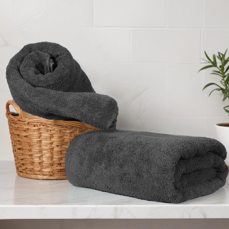 100% Cotton Bath Sheet, Charcol