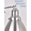 Lampe de bureau USB en nickel brossé 29 po Marshallton