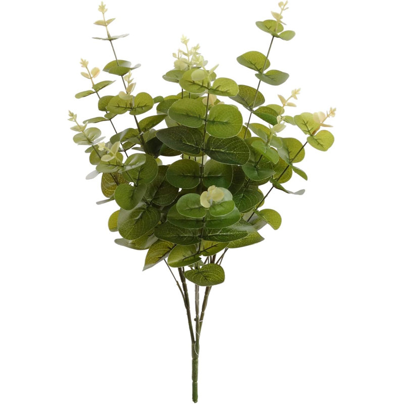 2 pièces buisson d'eucalyptus 20 po - collection de faux printemps 2025