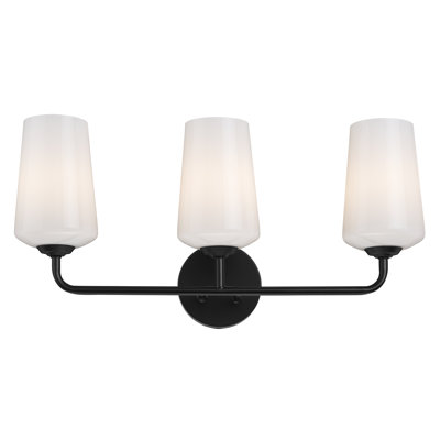 Celino Three-Light Bath & Vanity with Glass