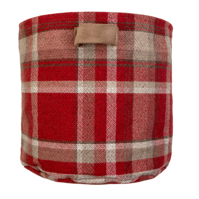 Alpen Home Gaige Fabric Box, Red, 35cm H x 40cm W x 45cm D