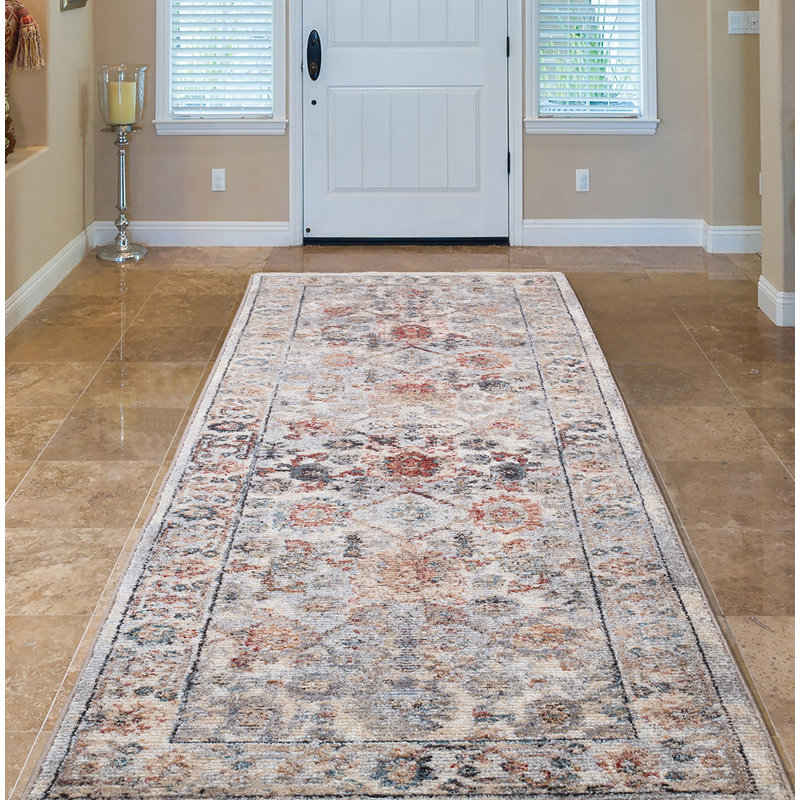 Emmajo ivoire marocain sans ivoire, Tapis de couloir 2 pi 3 po x 7 pi 3 po