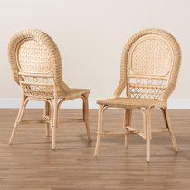 Wood king Louis chair with rattan - Chairs4allevents