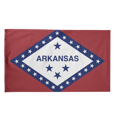 Serviette de thé à drapeau arkansas