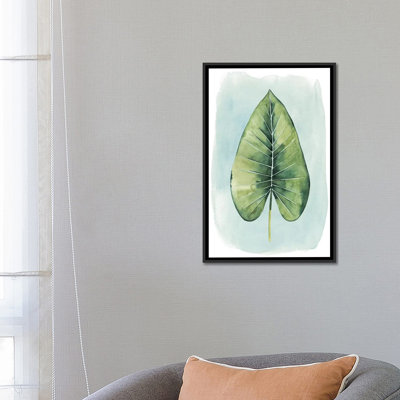 «Paradise Palm Leaves III», impression sur toile