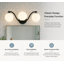 Éclairage pour meuble-lavabo Triple Globe Wave-1421596869