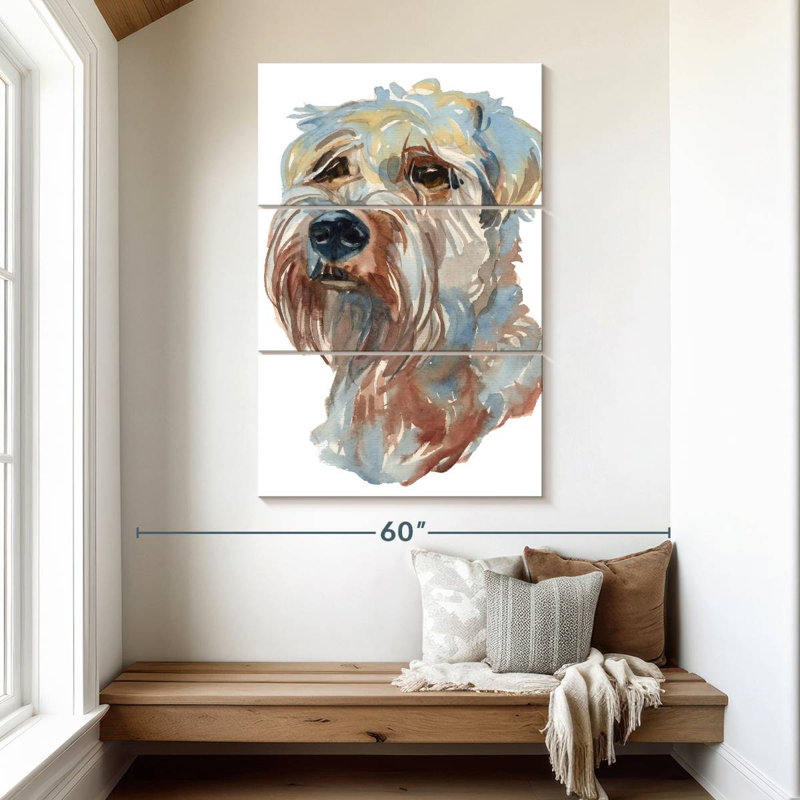 Brampt Wheaten Terrier, H 50 po x l 32 po