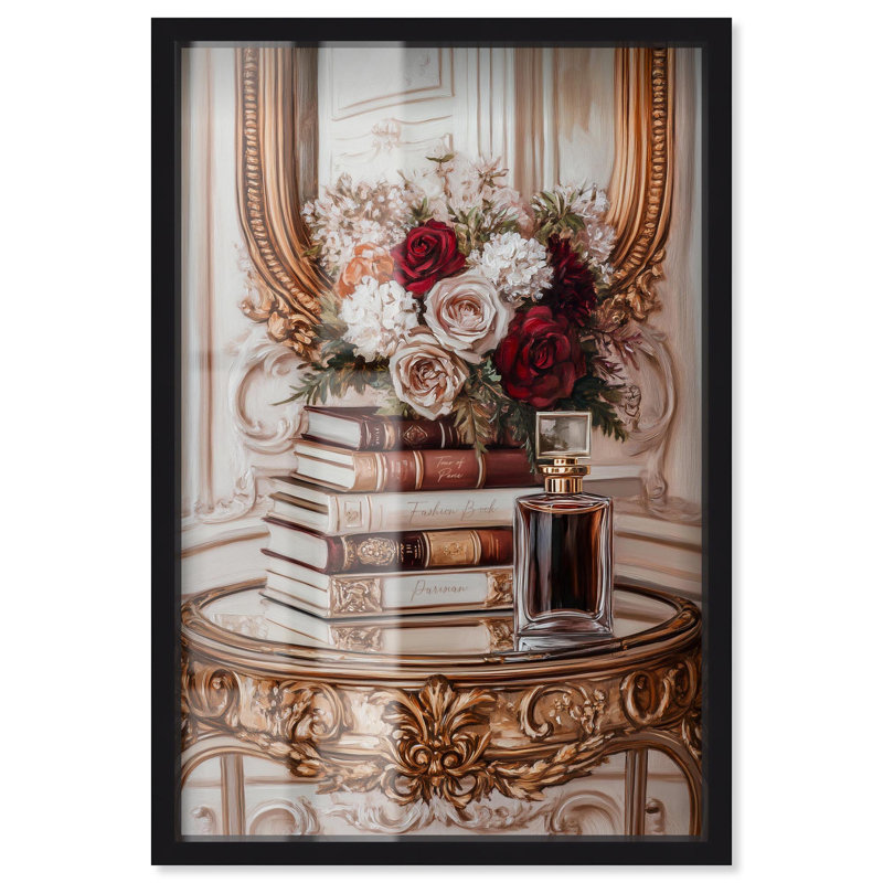 «Lovely Mirror Glam» par Art Remedy, Noir, H 16 po x l 11 po