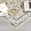 Tapis oriental lavable à la machine avec envers en caoutchouc pour salon-1242988332