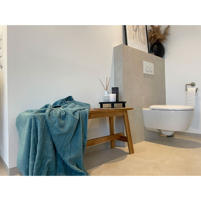 Midweight Bath Towel, Petrol