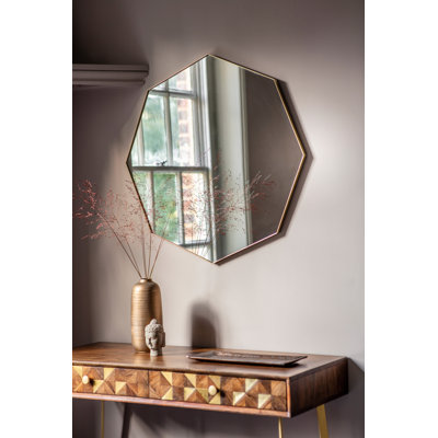 Delois Metal Flat Wall Mirror