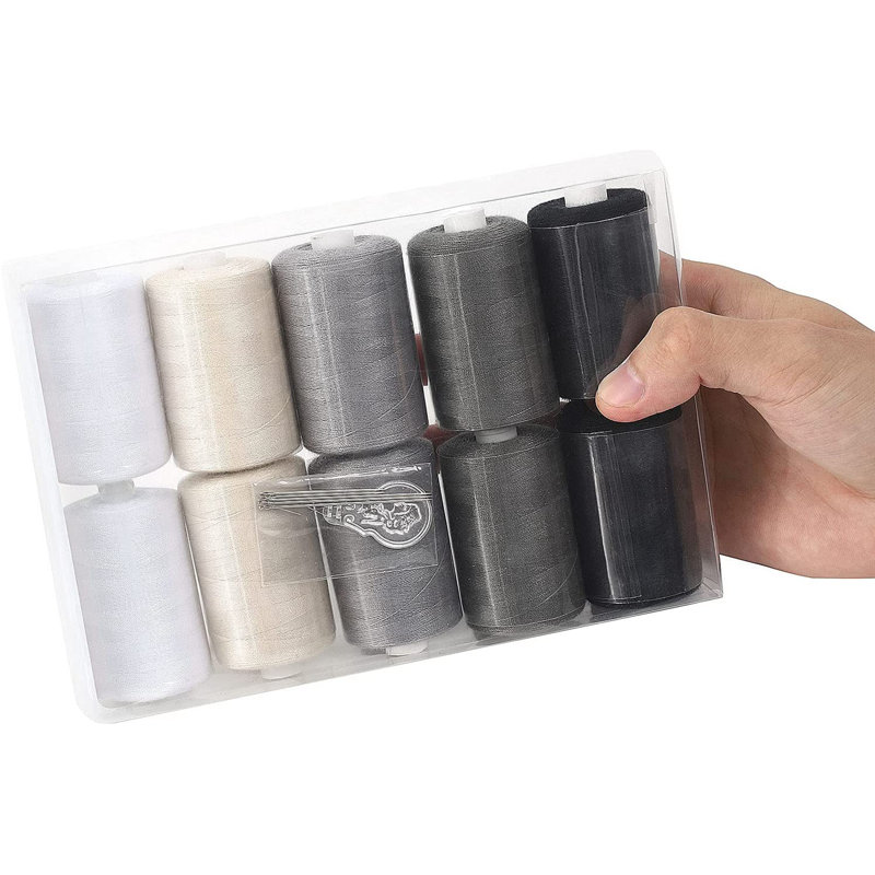 Cotton Thread Sets For Sewing Machine 1000 Yard Spools