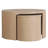 Cyrus Solid Wood Drum 2 Nesting Tables Set with Storage-105643395