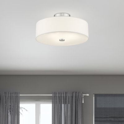 Plafonnier semi-encastré à deux lumières Flaire