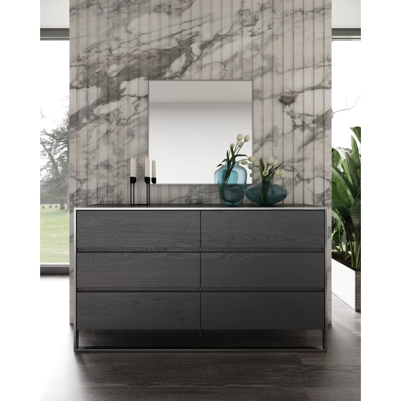 Modern Grey Mirror