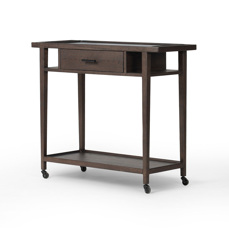 Spenser Solid Wood Bar Cart