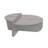 Modern White Coffee Table Set (2 Pieces), 35.4 x 11.8 x 23.6 inches & 33.5 x 13.8 x 11.8 inches | 100% Melamine Coated Particle Board, Thickness: 0.7 inches | Sleek Design for Living Room, Elegant & Functional Decor-130023612