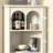 White Solid + Manufactured Wood + Tempered Glass Display Cases