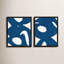 Blue Harmony 1 and 2 by Andrea Stokes - 2 Piece Picture Frame Print Set-200792517-255811583