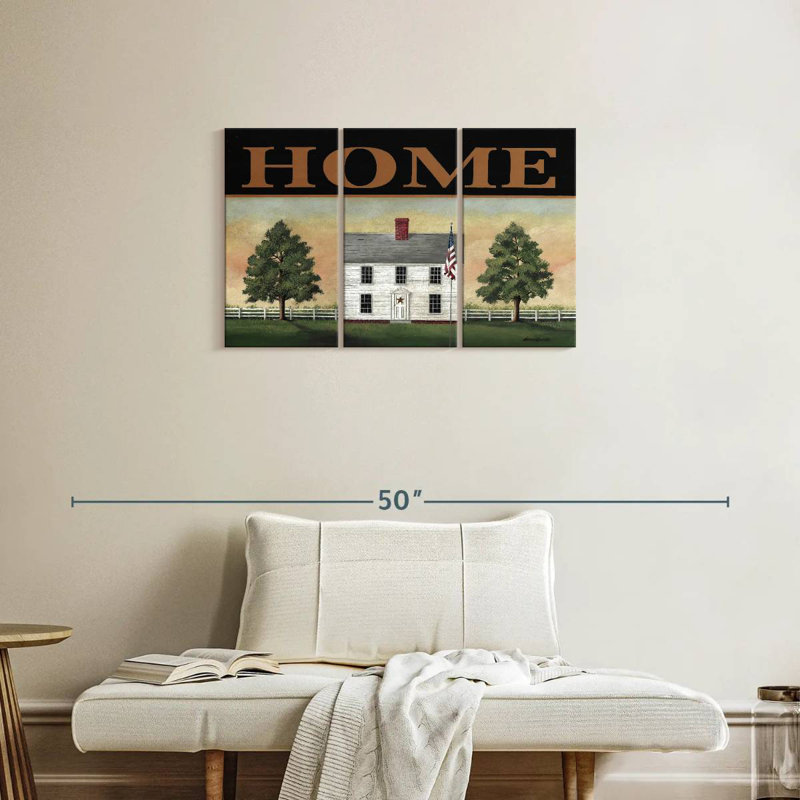 Kema Colonial Home Wall Sign, 20" H x 33" W