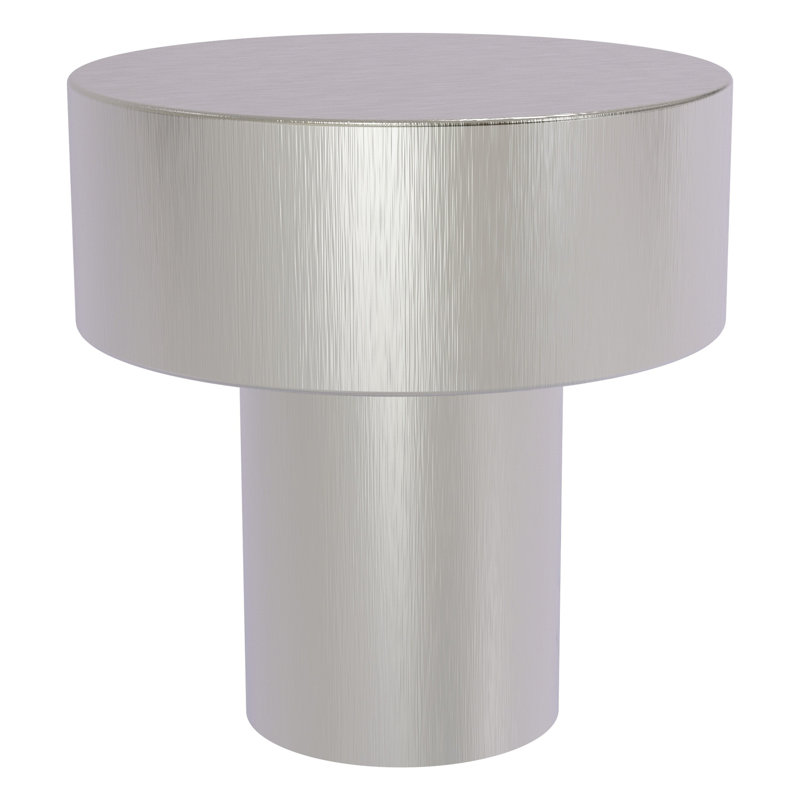 Poignée champignon 1 diamètre Ballenas, Nickel satiné