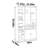 Classic solid wood bookcase