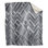 Silver Zigzag Pattern Blankets