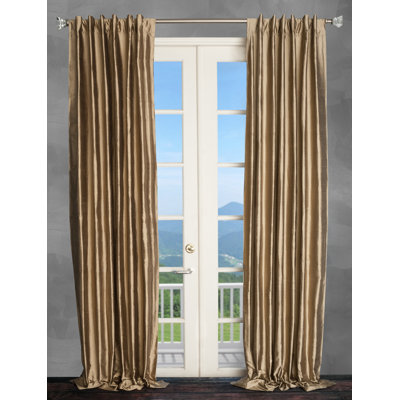 Silk Single Curtain Panel