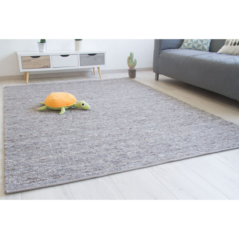 Barnsley Wool Flatweave Area Rug, Rectangle 70 x 130cm