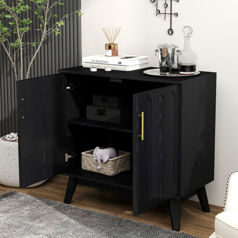 Sideboard Cabinet, Buffet Cabinet With Adjustable Shelves, Accent Storage Cabinet For Home