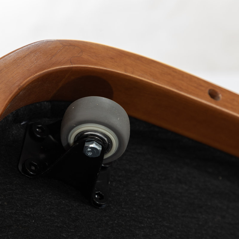 Fauteuil pivotant en cuir véritable, Cognac
