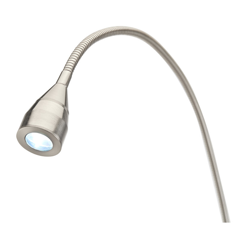 FOCUS PRO Adjustable Beam Floor Lamp - Brushed Nickel