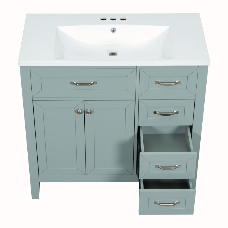 36" Bathroom Vanity with Sink Combo
