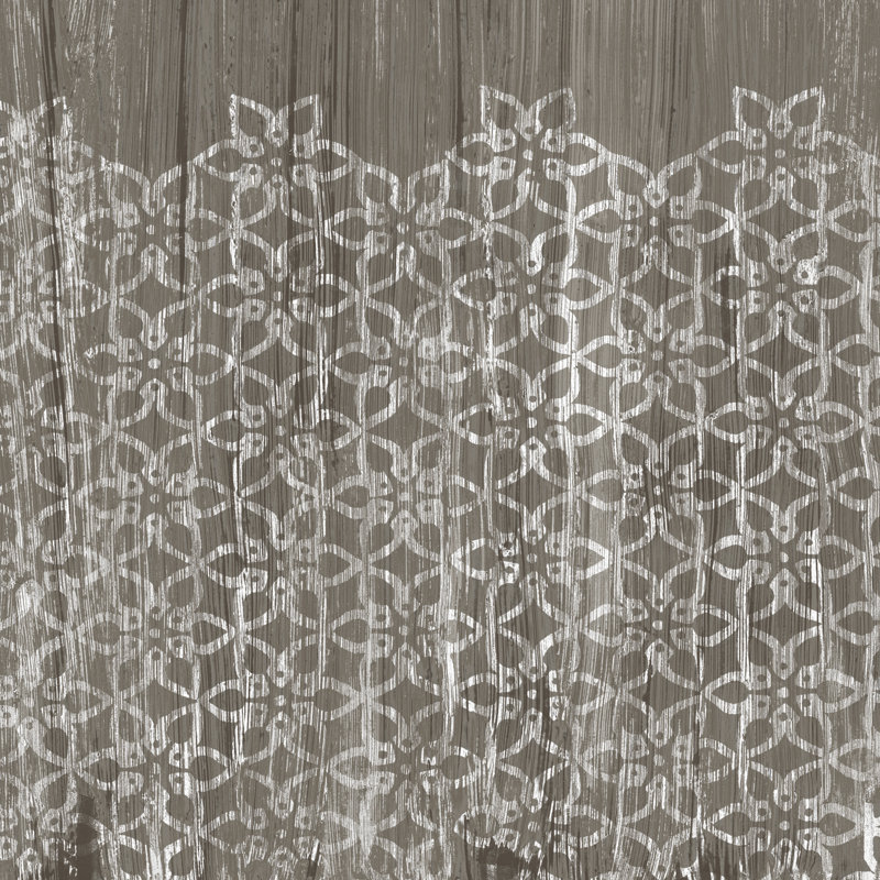 Weathered Wood Patterns IX by June Erica Vess - Wrapped Canvas Print, 30cm H x 30cm W