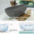 59'' x 29.5'' Soaking Solid Surface Bathtub