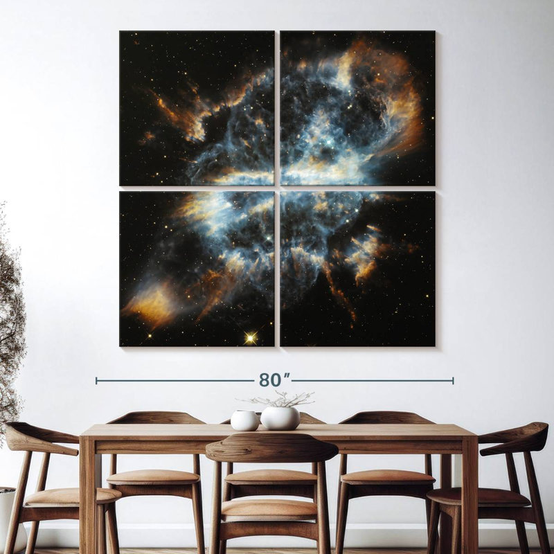 Spiral Planetary Nebula, 74" H x 74" W