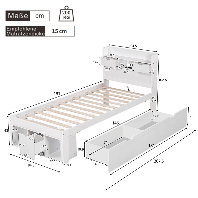 Storage Bed