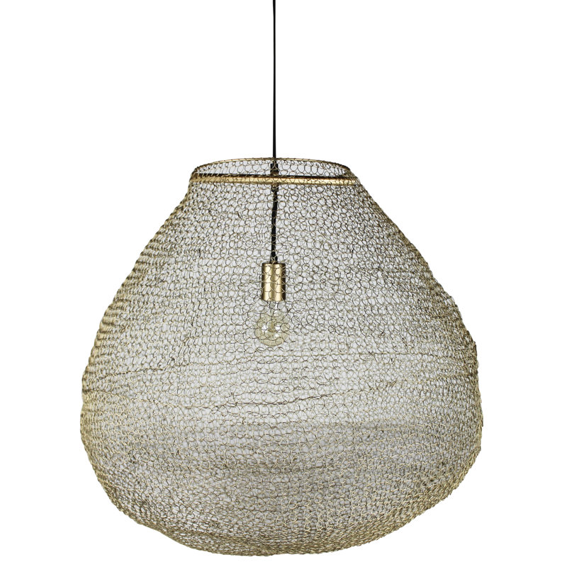 Luminaire suspendu géométrique unique à 1 lumière Averyanna