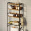Calirose 23.6" W x 68 "H x 9.4" D Over The Toilet Storage with 4-tier shelf & 4 hooks-762726639