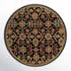 Redwood Hand Tufted Wool Black/Rust Red/Beige Rug