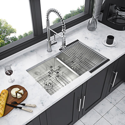 Undermount Double Bowl Kitchen Sink